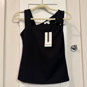 🖤 Nine West Asymmetrical Sleeveless Top – NWT